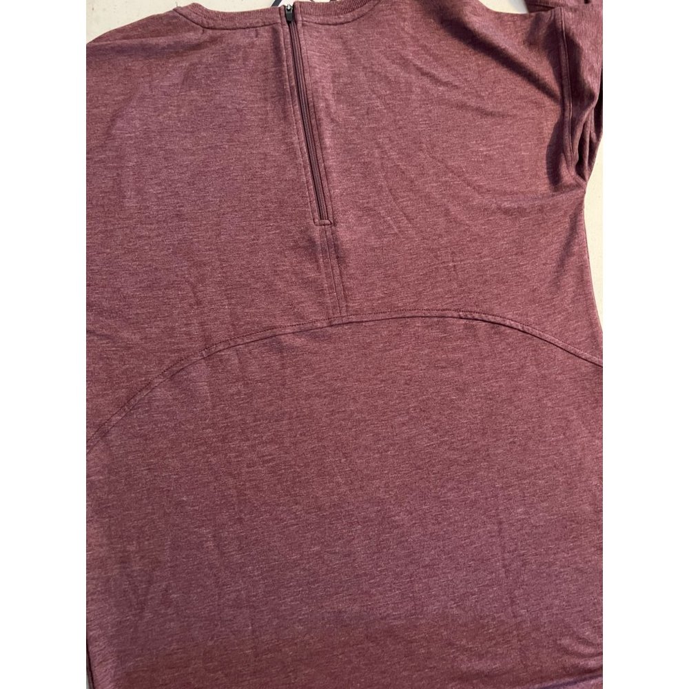 Ellen Tracy NWT Sz L Wine Long Cuff Sleeves Sweater Dress - Picture 4 of 8